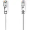 Image de Câble réseau CAT5e | SF/UTP | RJ45 mâle | RJ45 mâle | 1,50 m | Rond | PVC | Blanc | Sac plastique