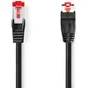 Image de Câble réseau CAT6 | RJ45 mâle | RJ45 mâle | SF/UTP | 1.00 m | Rond | LSZH | Noir | Enveloppe
