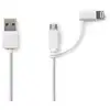 Image de Nedis CCGP39400WT10 câble USB 1 m USB A Micro-USB B Blanc - Neuf