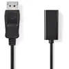 Image de Nedis CCGB37150BK02 câble vidéo et adaptateur 0,2 m DisplayPort HDMI Type A (Standard) Noir - Neuf