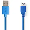 Image de Nedis CCGB61010BU20 câble USB USB 3.2 Gen 1 (3.1 Gen 1) 2 m USB A Bleu - Neuf