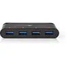 Image de Nedis TCARF200BK Hub d'interface Noir (TCARF200BK)