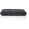 Image de Nedis TCARF250BK hub & concentrateur USB 3.2 Gen 1 (3.1 Gen 1) Type-C Noir - Neuf