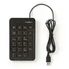 Image de Nedis KBNM100BK clavier numérique Noir - Neuf