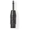 Image de Nedis COTP15940BK changeur de genre de câble XLR (3-pin) 6.35 mm Male Noir - Neuf
