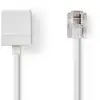Image de Nedis TCGP90205WT100 câble de téléphone Blanc - Neuf
