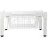 Image de Support lave-linge et sèche-linge | Panier métallique | 200 kg | Blanc