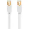 Image de Nedis Câble réseau CAT6 - RJ45 mâle - RJ45 mâle - S/FTP - 10.0 m - rond - LSZH / PVC - blanc - emballage avec fenêtre transparente