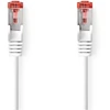 Image de Câble réseau CAT6 | RJ45 mâle | RJ45 mâle | S/FTP | 3.00 m | Rond | LSZH / PVC | Blanc | Blister Pack