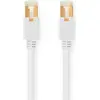 Image de Câble Nedis Cat 6 | RJ45 mâle | RJ45 mâle | S/FTP | 1.00 m | rond | PVC LSZH | Blanc | Emballage avec fenêtre NE550690111