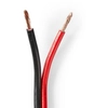 Image de Nedis CAGW2500BK1000 câble audio 100 m Noir, Rouge - Neuf