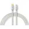 Image de Nedis CCTB39650AL10 câble Lightning 1 m Aluminium - Neuf