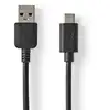 Image de Nedis CCGW61650BK10 câble USB USB 3.2 Gen 2 (3.1 Gen 2) 1 m USB A USB C Noir - Neuf