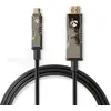 Image de câble optique USB (actif) | USB-C  mâle | HDMI  mâle | 18 Gbps | 30.0 m | Rond | PVC | Noir | Emballage carton