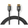 Image de Nedis CVTB34000GY20 câble HDMI 2 m HDMI Type A (Standard) Gris - Neuf