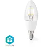 Image de Nedis - Ampoule Led Intelligente Wi-fi - E14 - C37 - 5 W - 400 Lm - Blanc Wifilf10wtc37