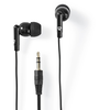 Image de Nedis casque d'écoute avec câble - 3.5 mm - longueur de câble : 1.20 m - réglage du volume - noir