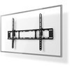 Image de Nedis Support TV mural inclinable - 37 - 70 " - poids d'écran maximal supporté : 35 kg - inclinable : 20 ° - distance minimale du mur : 38 mm - acier - noir