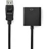 Image de Adaptateur Displayport | DisplayPort Mâle | VGA Femelle 15p | 1080p | Nickelé | 0.20 m | Rond | Noir | Boîte