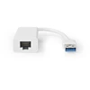 Image de Carte réseau USB | USB 3.2 Gen 1 | 1 Gbps | USB-A mâle | RJ45 femelle | 0.20 m | Rond | Nickelé | Cuivre nu | Blanc | Boîte