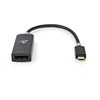 Image de Nedis, Adaptateur USB-C vers DisplayPort 8K 30Hz, 20 cm, noir