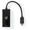 Image de Nedis CCGP64452BK02 câble vidéo et adaptateur 0,2 m USB Type-C HDMI Noir - Neuf