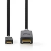 Image de Adaptateur USB-C  | USB 3.2 Gen 1 | USB-C  mâle | HDMI  Connecteur | 4K@60Hz | 2,00m | Rond | Plaqué or | PVC | Anthracite | Boîte