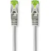 Image de Nedis Câble réseau CAT7 - S/FTP - RJ45 mâle - RJ45 mâle - 1,00 m - Snagless - Rond - LSZH - Gris - Boîte