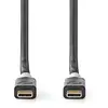Image de Nedis CCBW64020AT10 câble USB USB4 Gen 2x2 1 m USB C Noir, Argent - Neuf