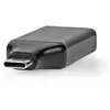 Image de Nedis CCGP64350GY changeur de genre de câble USB C DisplayPort Noir - Neuf