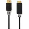 Image de Nedis Displayport cable - DisplayPort male - HDMI male - 4K@30Hz - Plaqué or - 1,00 m - Rond - PVC - Anthracite - Box Box