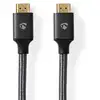 Image de Nedis CVTB35000GY30 câble HDMI 3 m HDMI Type A (Standard) Gris - Neuf