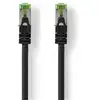 Image de Nedis Câble réseau CAT7 - S/FTP - RJ45 mâle - RJ45 mâle - 10.0 m - Snagless - rond - LSZH - noir - enveloppe