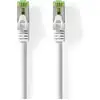 Image de Câble réseau CAT7 | S/FTP | RJ45 mâle | RJ45 mâle | 3,00 m | Snagless | Rond | LSZH | Blanc | Enveloppe