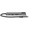 Image de Nedis USB-Adapter | USB 3.2 Gen 1 | USB-C  Female | HDMI  Output / RJ45 Female / SD / 2x USB-C  / 3,5 mm Female / 3x USB-A Female | 5 Gbps | 0.20 m | Rond | Verguld | PVC | Antraciet | Doos - Neuf