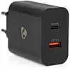 Image de Nedis Chargeur mural USB-C 65W + Quick Charge 3.0 USB-A Noir - Neuf
