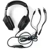 Image de Casque Gamer Filaire Stéréo USB-A avec Télécommande Intégrée Noir - Neuf