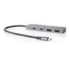 Image de Nedis USB Hub - 1x USB-C 3.2 Gen 2 Male - 2x USB-A 3.2 Gen 2 Female / 2x USB-C 3.2 Gen 2 Female - 4-Port port(s) - USB 3.2 Gen 2 - alimentation par USB - 10 Gbps