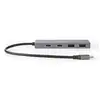 Image de Nedis UHUBU3450AT hub & concentrateur USB 3.2 Gen 2 (3.1 Gen 2) Type-C 10000 Mbit/s Anthracite - Neuf