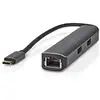 Image de Nedis CCBW64210AT02 station d'accueil Avec fil USB 3.2 Gen 1 (3.1 Gen 1) Type-C Anthracite - Neuf