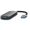 Image de Nedis CCGB61210GY01 hub & concentrateur USB 3.2 Gen 1 (3.1 Gen 1) Type-A 0 Mbit/s Gris - Neuf