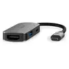 Image de Nedis CCGB64230GY01 hub & concentrateur USB 3.2 Gen 1 (3.1 Gen 1) Type-C 5000 Mbit/s Gris - Neuf