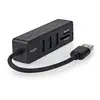 Image de Nedis CCGB61250BK01 hub & concentrateur USB 3.2 Gen 1 (3.1 Gen 1) Type-A 5000 Mbit/s Noir - Neuf