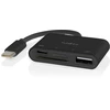 Image de Nedis USB-Hub - 1x USB-C - 1x USB A / 1x USB-C - 4-Port port(s) - USB 2.0 - alimentation par USB - SD & MicroSD