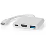 Image de Nedis CCGB64770WT01 station d'accueil Avec fil USB Type-C Blanc - Neuf