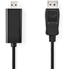 Image de Câble DisplayPort | DisplayPort Male | HDMI  Connector | 1080p | Nickelé | 1.00 m | Rond | PVC | Noir | Label
