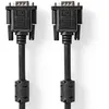 Image de Cable Vga Vga Male Vga Male Nickele Resolution Maximale 1280x768 500 M Rond Abs Noir Etiquette 202305384