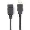 Image de Nedis CCGL60010BK20 câble USB USB 2.0 1 m USB A Noir - Neuf