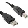 Image de Nedis Câble USB - USB 2.0 - USB-A mâle - USB-B mâle - 10 W - 480 Mbps - Nickelé - 3,00 m - Rond - PVC - Noir - Etiquette