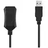 Image de Nedis CCGL60EXTBK100 câble USB USB 2.0 10 m USB A Noir - Neuf